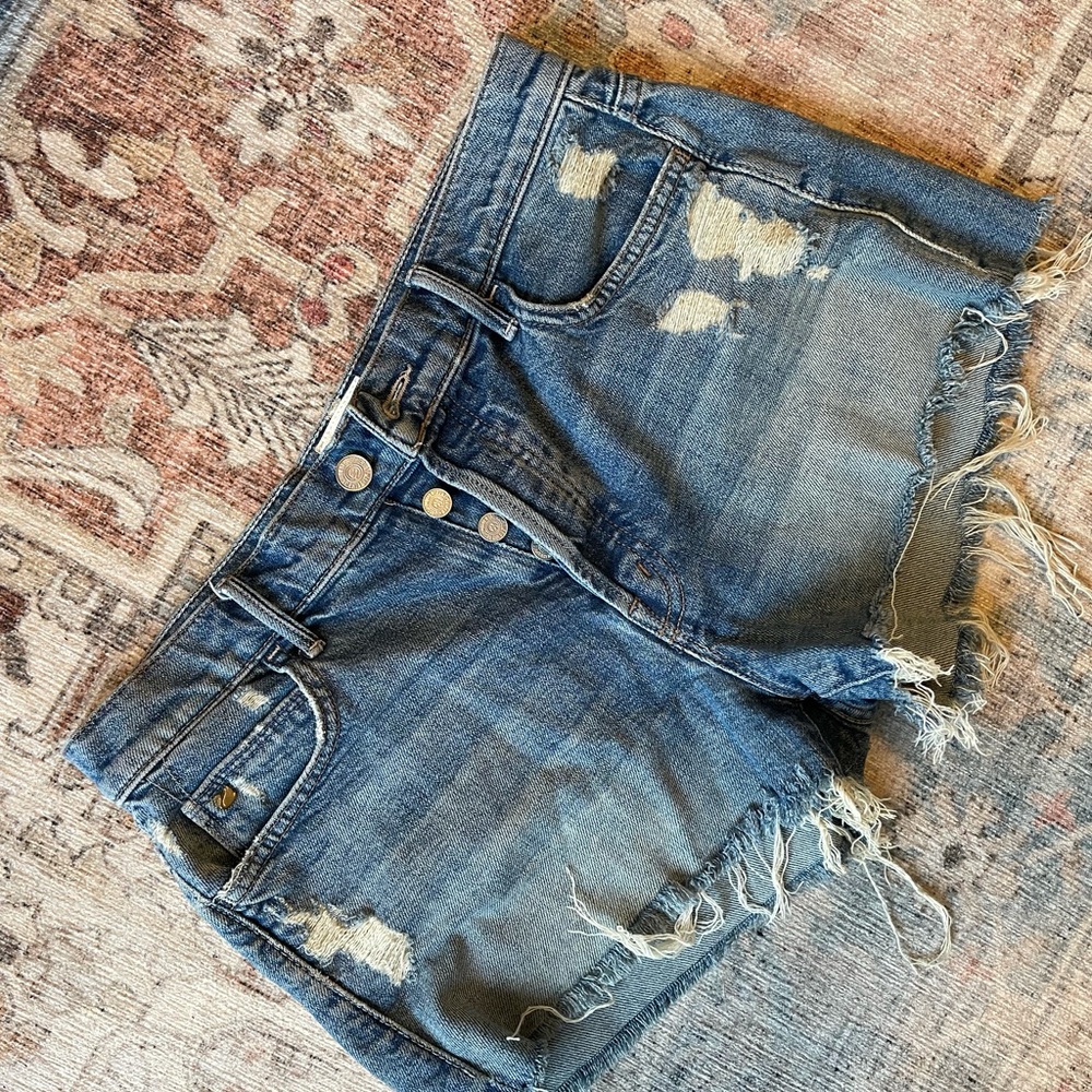 MOTHER denim cut off shorts